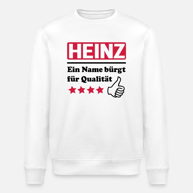 Heinz - Sweat bio ROLLER Stanley/Stella Unisexe - blanc