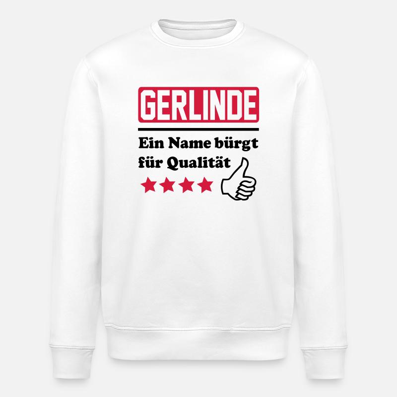 gerlinde - Stanley/Stella ROLLER Unisex Organic Sweatshirt - white