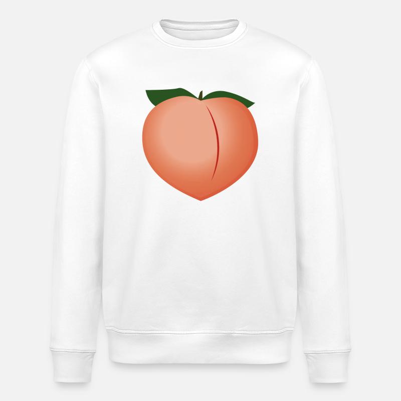 Knackiger Pfirsich - Stanley/Stella Unisex Bio-Sweatshirt ROLLER - Weiß