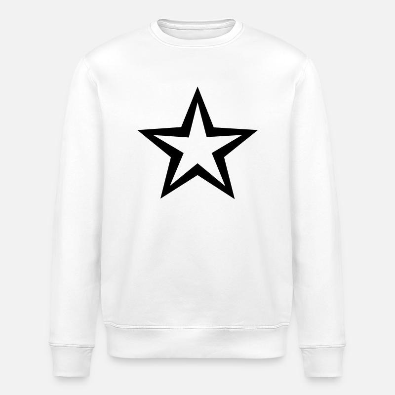 Stern - Stanley/Stella Unisex Bio-Sweatshirt ROLLER - Weiß