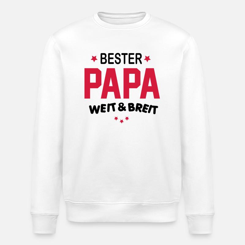 besterpapa - Stanley/Stella Unisex Bio-Sweatshirt ROLLER - Weiß