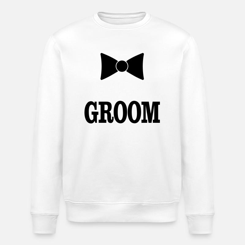 groom bowtie - Sweat bio ROLLER Stanley/Stella Unisexe - blanc
