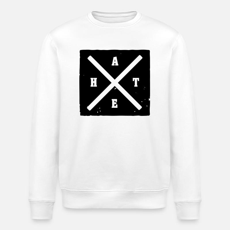 HATE - Sweat bio ROLLER Stanley/Stella Unisexe - blanc