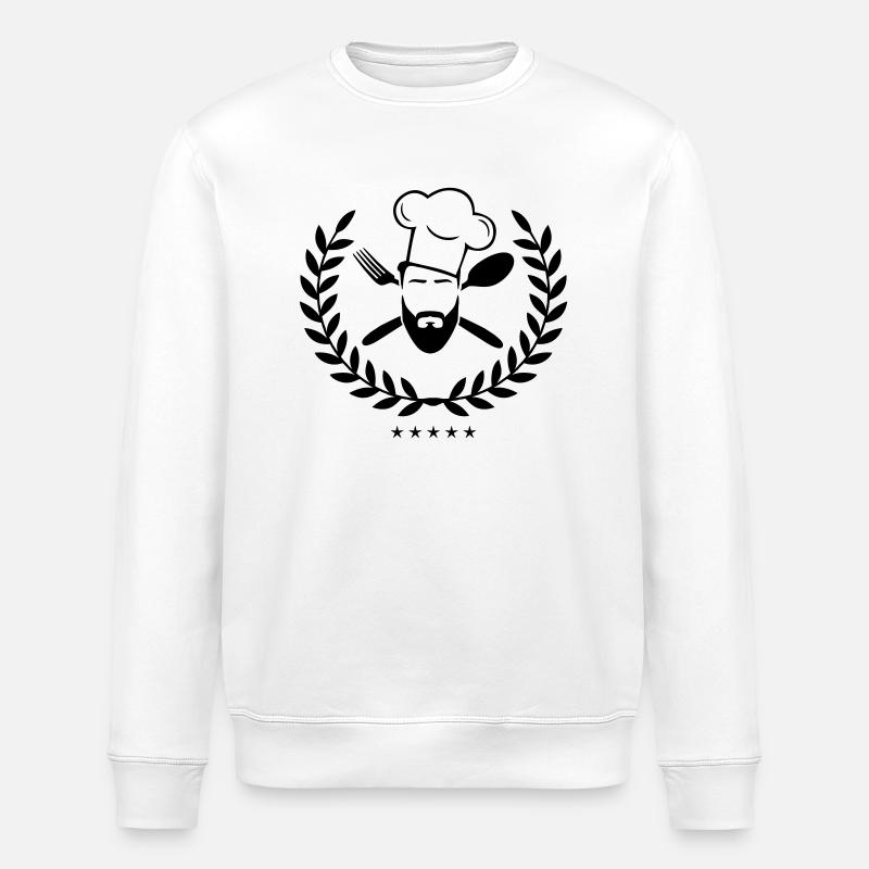 cook design - Stanley/Stella Unisex Bio-Sweatshirt ROLLER - Weiß