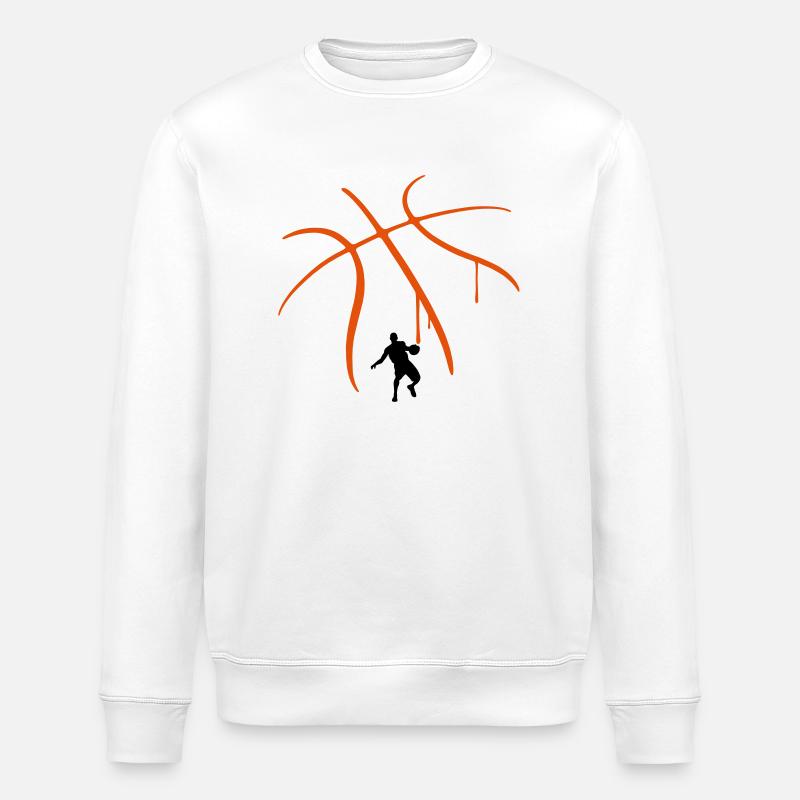Basketball - Stanley/Stella Unisex Bio-Sweatshirt ROLLER - Weiß