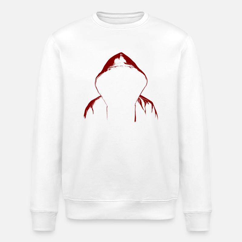 Sweat à capuche Hacker - Sweat bio ROLLER Stanley/Stella Unisexe - blanc