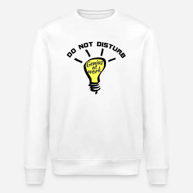 Ne pas déranger - Sweat bio ROLLER Stanley/Stella Unisexe - blanc