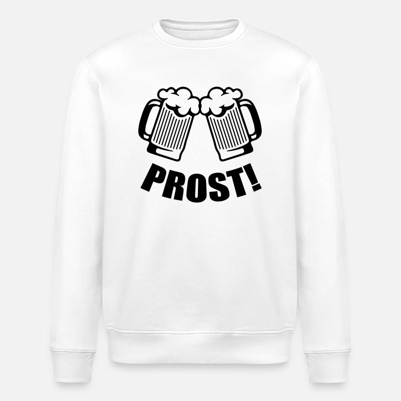 prost - Stanley/Stella Unisex Bio-Sweatshirt ROLLER - Weiß
