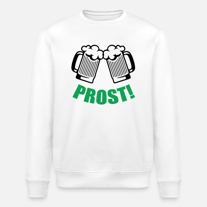 prost - Stanley/Stella Unisex Bio-Sweatshirt ROLLER - Weiß