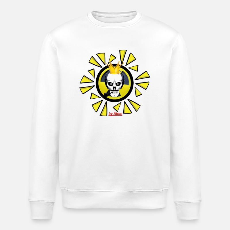 Logo par Atom avec Krone - Sweat bio ROLLER Stanley/Stella Unisexe - blanc