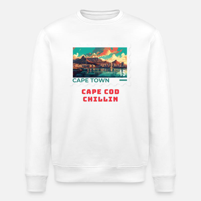 Kapstadt - Stanley/Stella Unisex Bio-Sweatshirt ROLLER - Weiß