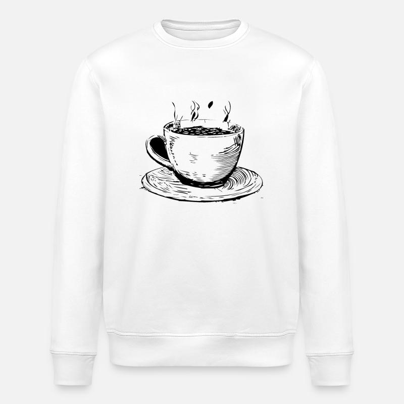 Tasse Kaffee-Untertasse 1710A - Stanley/Stella Unisex Bio-Sweatshirt ROLLER - Weiß
