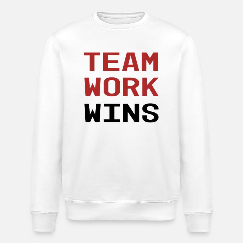 Teamwork - Stanley/Stella ROLLER Unisex Organic Sweatshirt - white