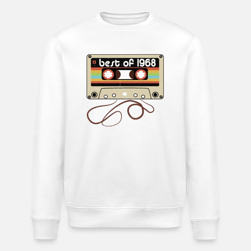 Millésime légendaire 1968 - Sweat bio ROLLER Stanley/Stella Unisexe - blanc