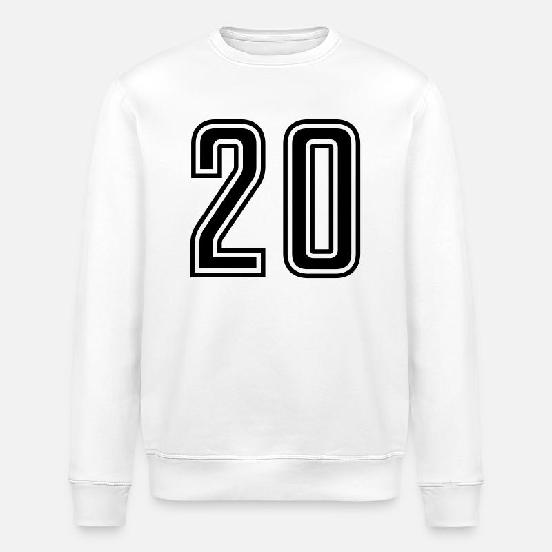 20 - Stanley/Stella ROLLER Unisex Organic Sweatshirt - white