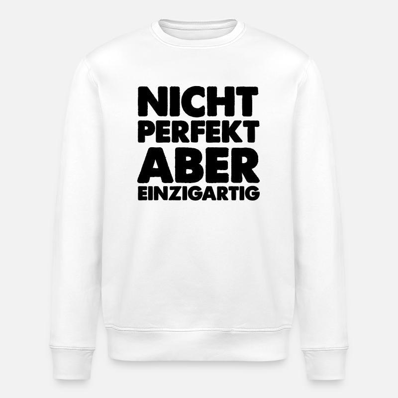 Pas parfait mais unique - Sweat bio ROLLER Stanley/Stella Unisexe - blanc
