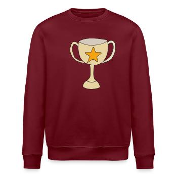 pokal - Stanley/Stella Unisex Bio-Sweatshirt ROLLER - Weiß - Vorne - Nik (191cm)