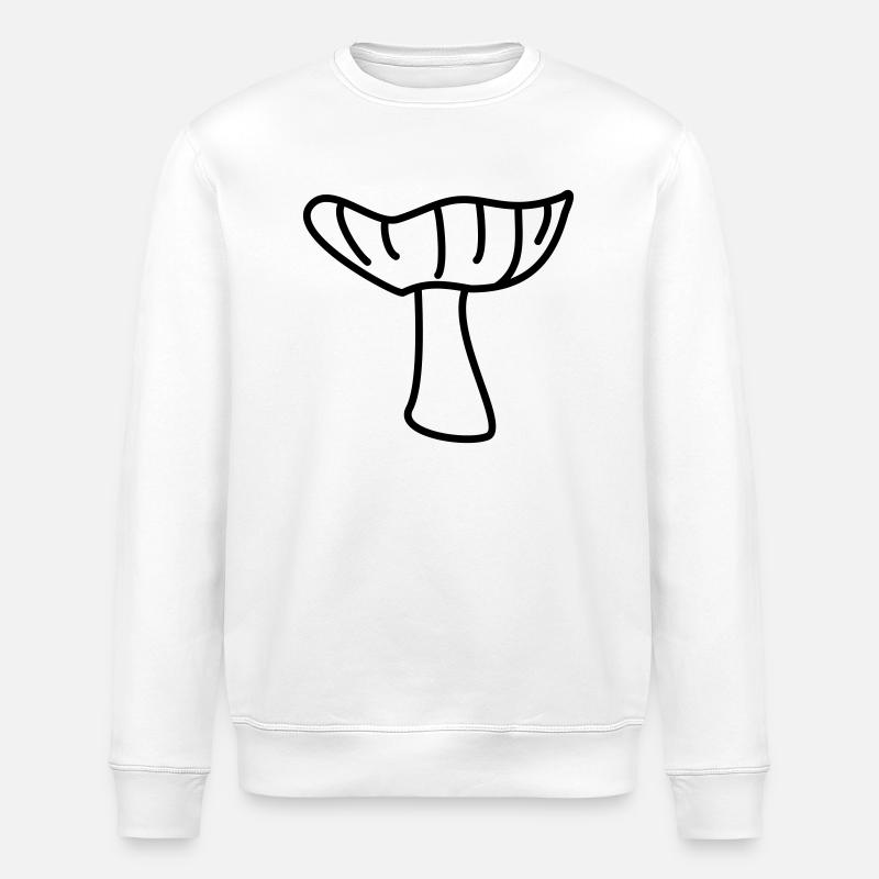 Champignon - Sweat bio ROLLER Stanley/Stella Unisexe - blanc