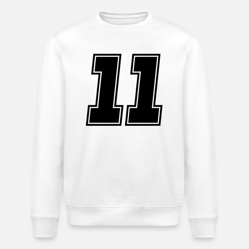 11 - Stanley/Stella ROLLER Unisex Organic Sweatshirt - white