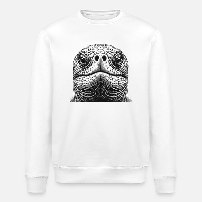 Tortue - Sweat bio ROLLER Stanley/Stella Unisexe - blanc