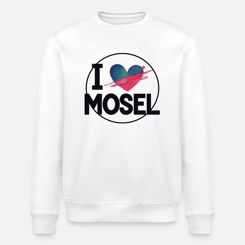 ILoveMosel2 - Stanley/Stella Unisex Bio-Sweatshirt ROLLER - Weiß