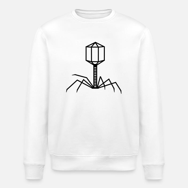 virus - Stanley/Stella Unisex Bio-Sweatshirt ROLLER - Weiß