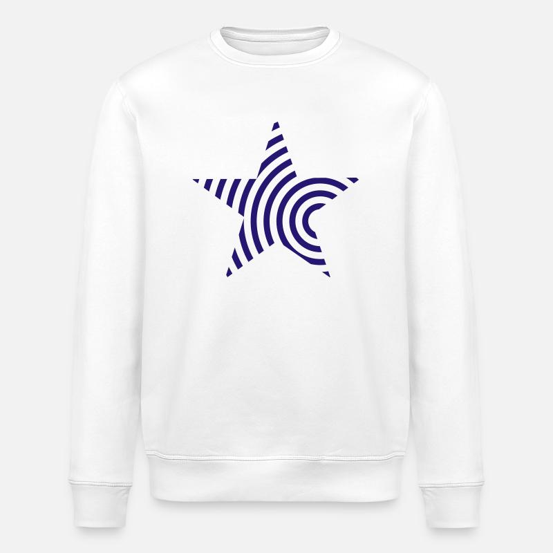 Star, les étoiles - Sweat bio ROLLER Stanley/Stella Unisexe - blanc