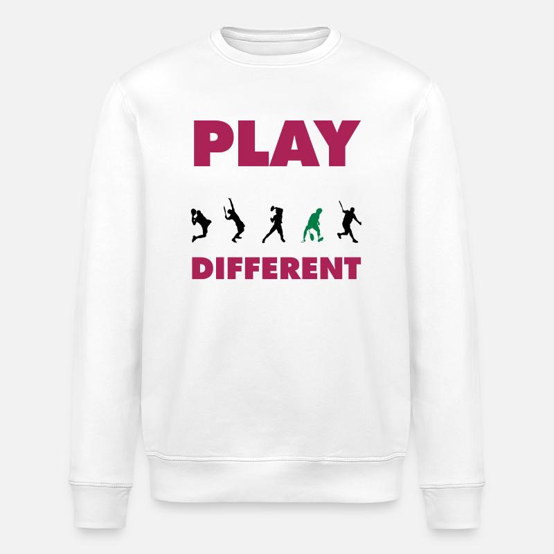 PLAY DIFFERENT 2 - Stanley/Stella Unisex Bio-Sweatshirt ROLLER - Weiß