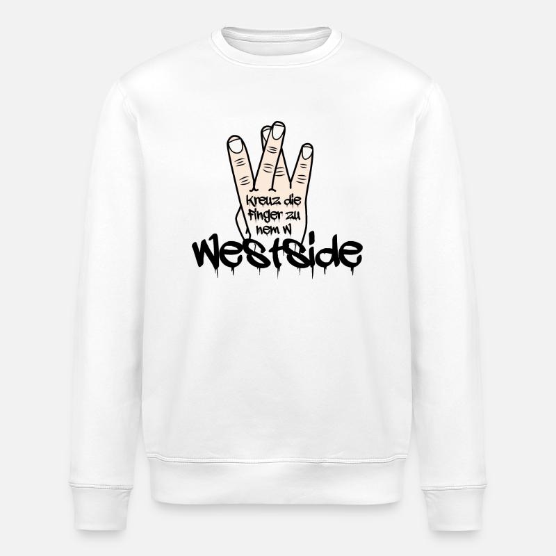 Westside - Stanley/Stella Unisex Bio-Sweatshirt ROLLER - Weiß