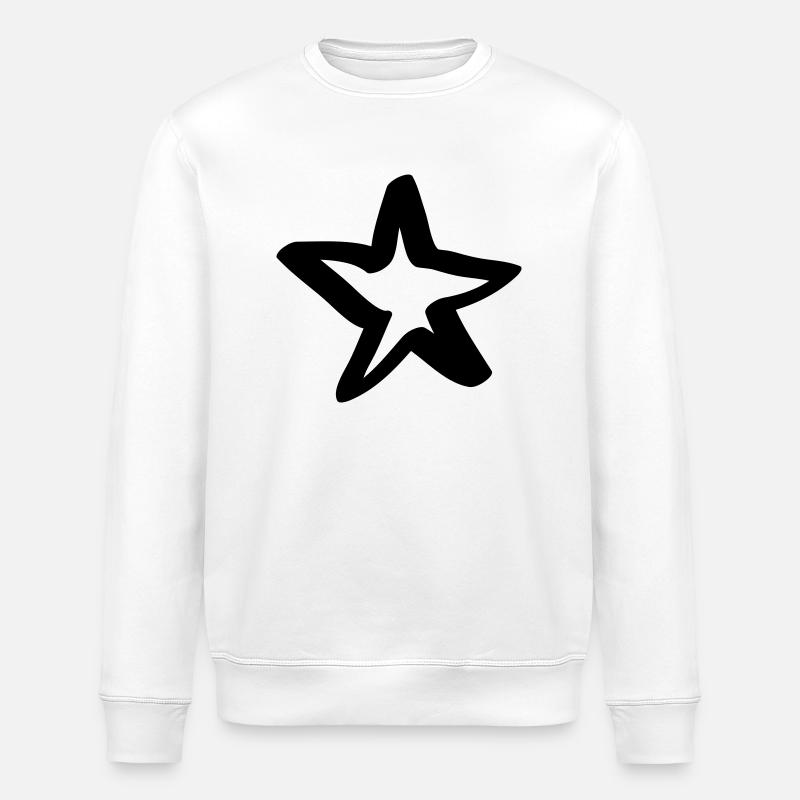 stern - Stanley/Stella Unisex Bio-Sweatshirt ROLLER - Weiß