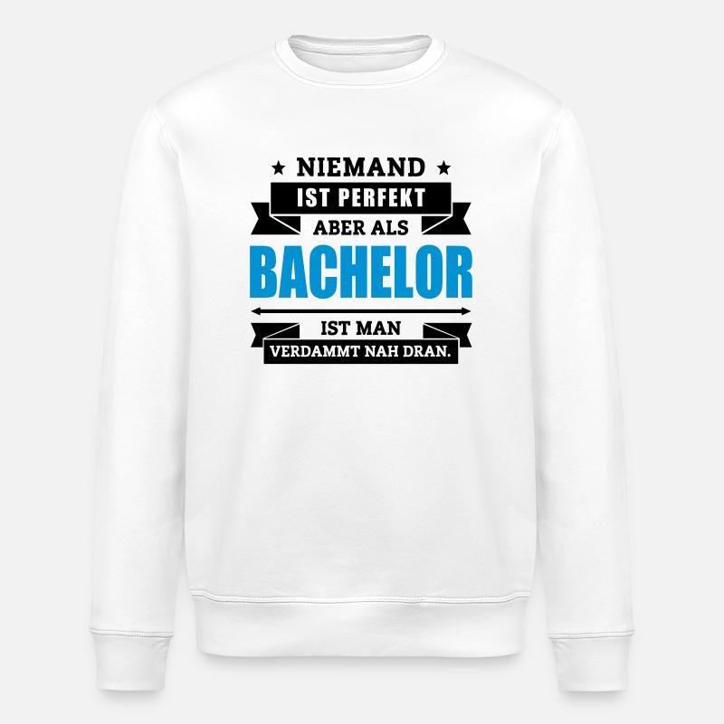 Funshirt Bachelor - Stanley/Stella Unisex Bio-Sweatshirt ROLLER - Weiß