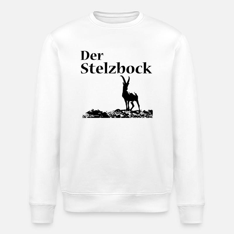 Stelzbock - Stanley/Stella Unisex Bio-Sweatshirt ROLLER - Weiß