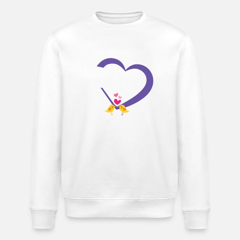 Küken - Stanley/Stella Unisex Bio-Sweatshirt ROLLER - Weiß