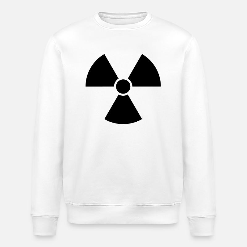 Atomkraft Logo - Stanley/Stella Unisex Bio-Sweatshirt ROLLER - Weiß