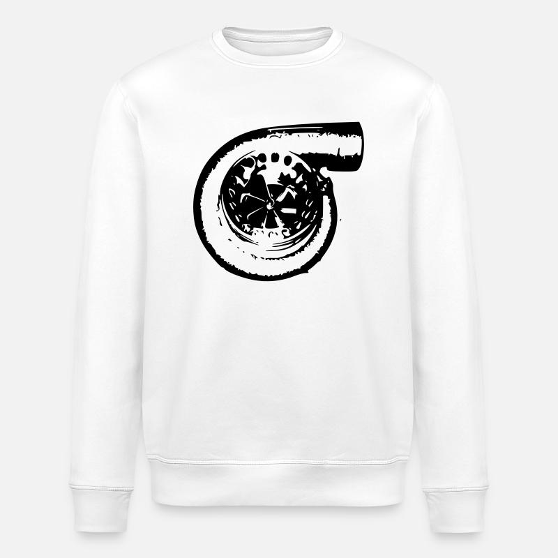 Turbo - Stanley/Stella Unisex Bio-Sweatshirt ROLLER - Weiß