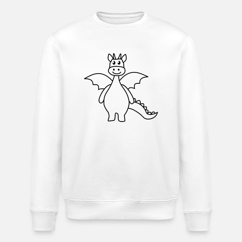 cute dragon - Sweat bio ROLLER Stanley/Stella Unisexe - blanc