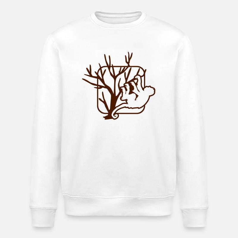affe - Stanley/Stella ROLLER Unisex Organic Sweatshirt - white