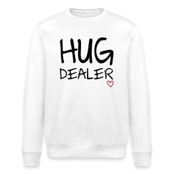 Hug Dealer - Sweat bio ROLLER Stanley/Stella Unisexe - blanc - Devant - Nik (191cm)