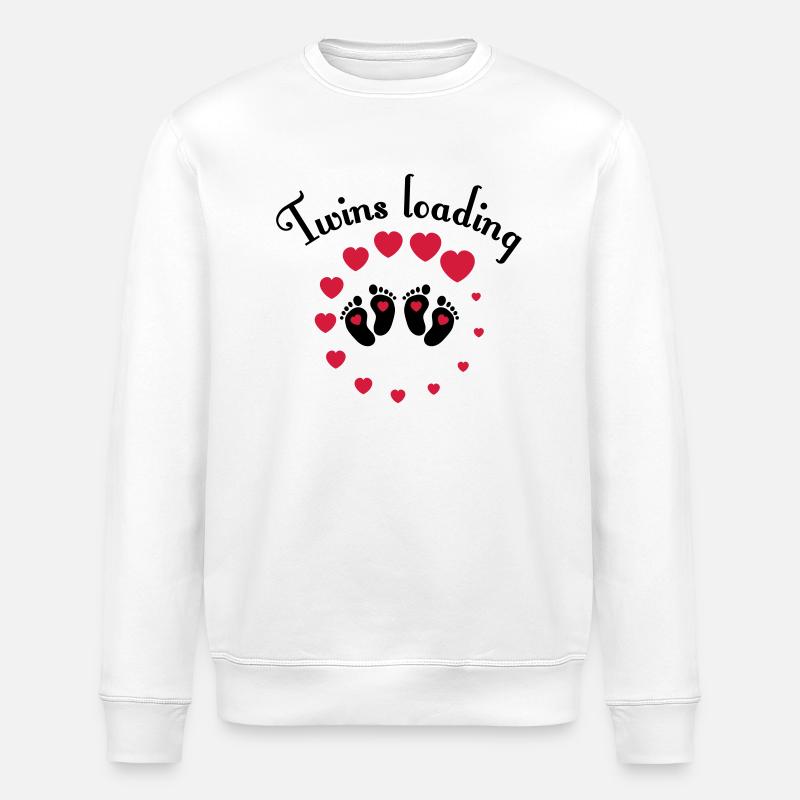 Twins loading - Stanley/Stella Unisex Bio-Sweatshirt ROLLER - Weiß