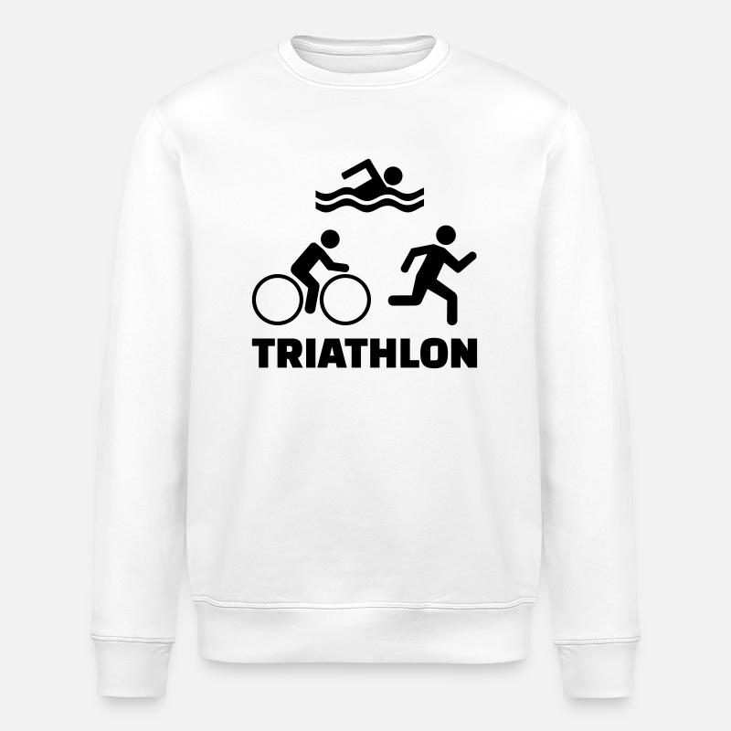 Triathlon - Stanley/Stella Unisex Bio-Sweatshirt ROLLER - Weiß