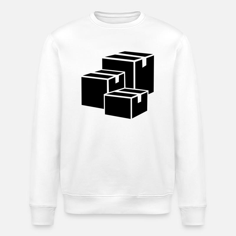 Parcel - Stanley/Stella ROLLER Unisex Organic Sweatshirt - white