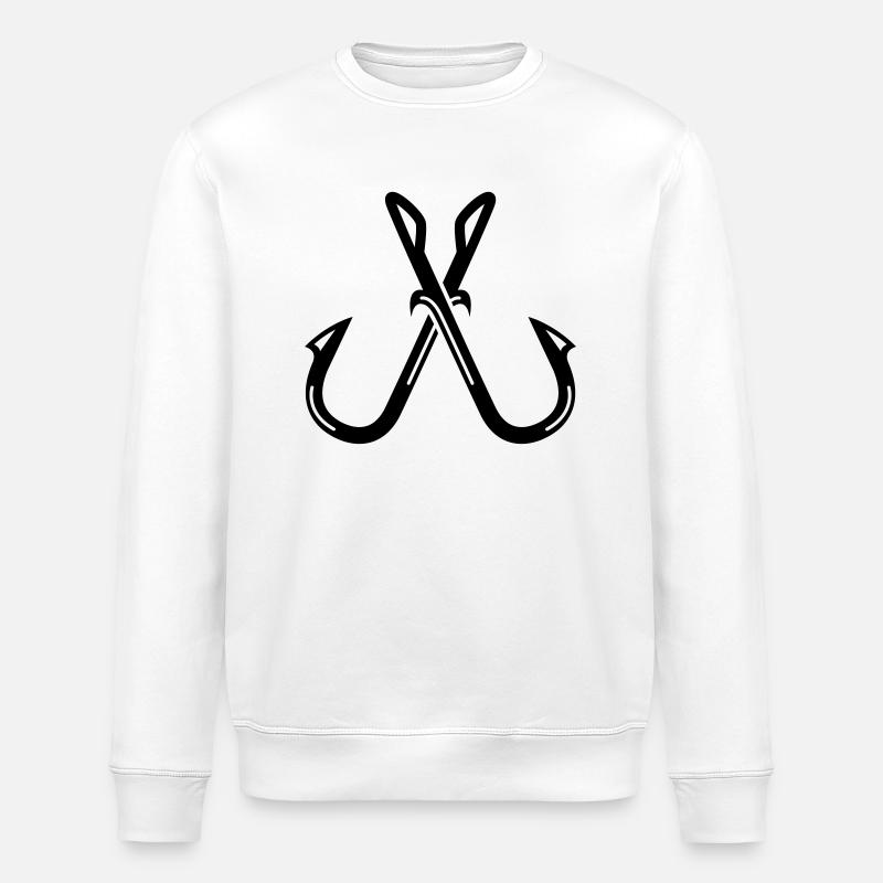 Angeln - Stanley/Stella Unisex Bio-Sweatshirt ROLLER - Weiß