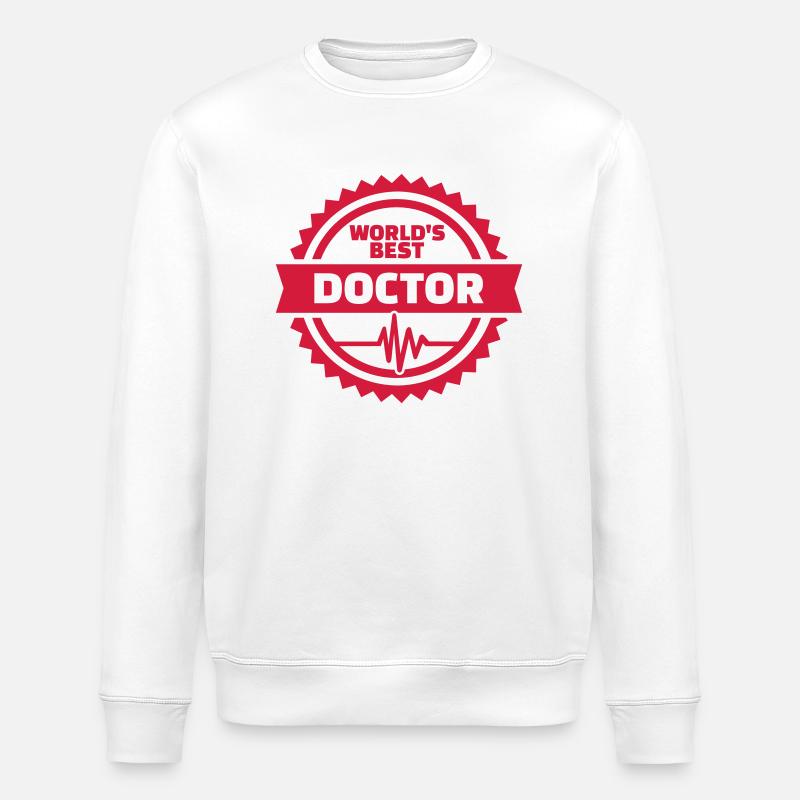 Arzt - Stanley/Stella Unisex Bio-Sweatshirt ROLLER - Weiß