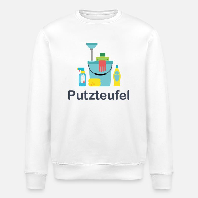 Putzteufel - Stanley/Stella Unisex Bio-Sweatshirt ROLLER - Weiß