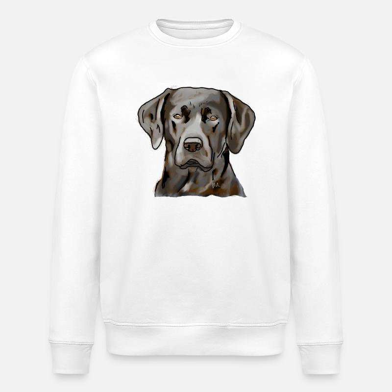 Labrador - Sweat bio ROLLER Stanley/Stella Unisexe - blanc