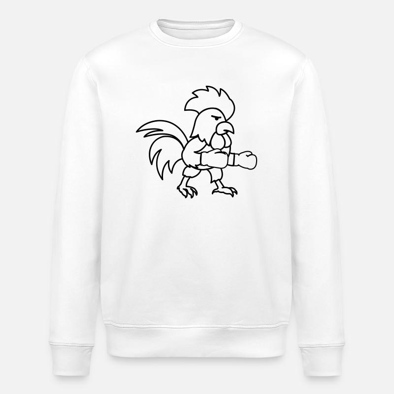 Boxeur - Sweat bio ROLLER Stanley/Stella Unisexe - blanc