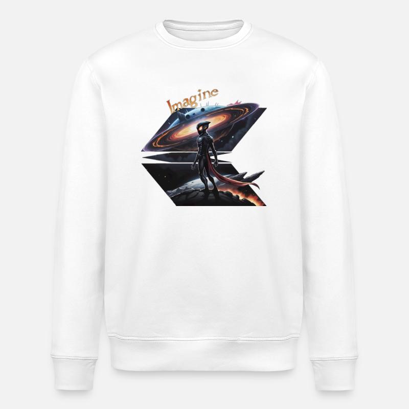 Alien interdimensionnel - Sweat bio ROLLER Stanley/Stella Unisexe - blanc