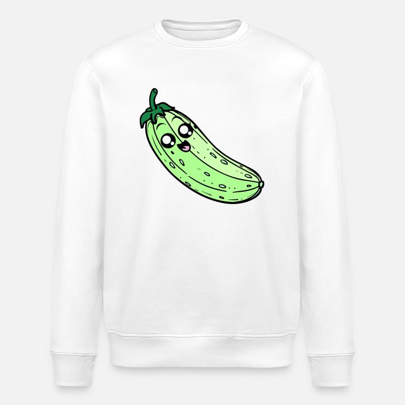 Cucumber Bro - Stanley/Stella Unisex Bio-Sweatshirt ROLLER - Weiß