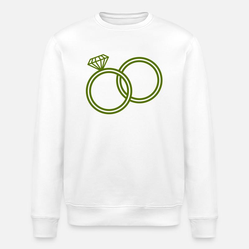 eheringe - Stanley/Stella Unisex Bio-Sweatshirt ROLLER - Weiß