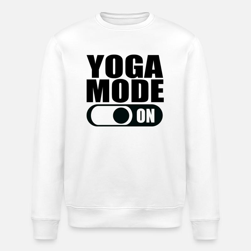 Yoga Méditation Spa Namaste - Sweat bio ROLLER Stanley/Stella Unisexe - blanc